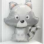 Шар (33''/84 см) Фигура, Енот, 1 шт., 19661