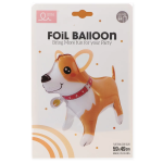 Шар (23''/58 см) Фигура 3D, Корги, 1 шт. в уп., 26144