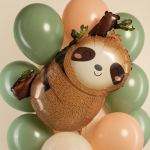 Шар (28''/71 см) Фигура, Ленивец на ветке, 1 шт. в уп., 25465-P