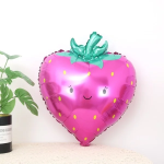 Шар (24''/61 см) Фигура, Клубника, Розовый, 1 шт., 23645