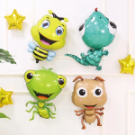 Шар (28''/71 см) Фигура, Счастливый кузнечик, 1 шт., 19884