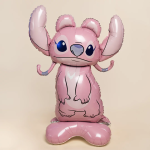 Шар 3D (46''/117 см) Фигура на подставке, Любимый монстрик, Розовый, 1 шт. в уп., 26991