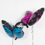 Шар (28''/71 см) Фигура, Бабочка Монарх, Фуше, 1 шт., 19890