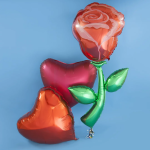 Шар (36''/91 см) Сердце, Красный, 1 шт. в уп., 36008R-P