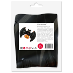 Шар с клапаном (15''/38 см) Мини-фигура, Летучая мышь с тыквой, 5 шт. в уп., 23510P5