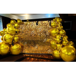 Шар 3D (18''/46 см) Сфера, Золото, 1 шт., 550073