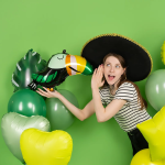 Шар (23''/58 см) Фигура, Тукан (надув воздухом), 1 шт., 24593