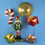 Шар 3D (33''/84 см) Сфера, Золото, 1 шт. в уп., 758557