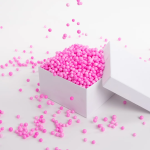 Шарики пенопласт, Розовый, 6-8 мм, 10 гр., 521323N