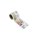 Лента самоклеящаяся, из бумаги (5 см*4,5 м) Поздравляю!, 1 шт., 79228