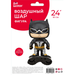 Шар 3D (24''/61 см) Фигура на подставке, Бэтмен, 1 шт. в уп., 26463