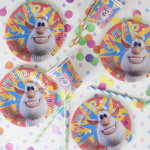 Конфетти тишью Круг, Праздничный микс, 1 см, 50 г., 6015320