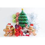 Шар (63''/160 см) Фигура, Новогодняя елка, Голография, 1 шт. в уп., 35915GH-P