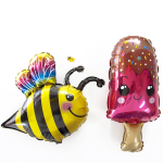 Шар (15''/38 см) Мини-фигура, Радужная пчела, 1 шт., 902804