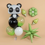 Шар с клапаном (17''/43 см) Мини-фигура, Мороженое, Мятный, Сатин, 1 шт., 25065