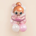 Шар (46''/117 см) Фигура, Балерина, 1 шт., 901956