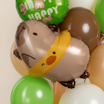 Шар (22''/56 см) Фигура, Плавающая капибара, 1 шт., 26914