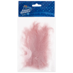 Перья, Премиум, Пыльная роза, 12-15 см, 30 шт., 6015541