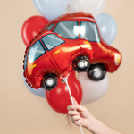 Шар (13''/33 см) Мини-фигура, Машинка, 5 шт. в уп., 943548