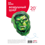 Шар (20''/51 см) Фигура, Голова, Герой Монстр, 1 шт. в уп., 24519