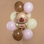 Шар (27''/69 см) Фигура, Капибара с крылышками, 1 шт., 26410