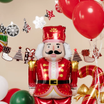 Шар (48''/122 см) Фигура 3D, Щелкунчик, Красный, 1 шт. в уп., 27142