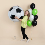 Шар 3D (50''/127 см) Сфера, Футбольный мяч, 1 шт. в уп., 27484