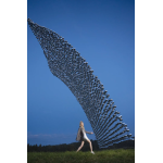 Шар 3D (32''/81 см) Сфера, Серебро, 1 шт. в уп., 23855P