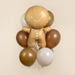 Шар (32''/81 см) Фигура, Пряничный человечек, Сатин, 1 шт. в уп., 26815