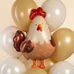 Шар (30''/76 см) Фигура, Петух, Сатин, 1 шт., 27552