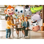 Шар (22''/56 см) Фигура, Голова, Милая Корова, 1 шт., 901874