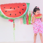 Шар (26''/66 см) Фигура, Долька арбуза, 1 шт., 15237