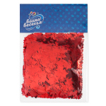 Конфетти фольга Звезда, Красный, Металлик, 1,5 см, 50 г., 6015205