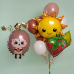 Шар (24''/61 см) Фигура, Клубника, 1 шт. в уп., 23158P