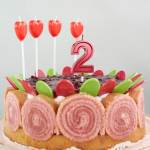 Свечи Сердце, на шпажке, Красный, 2,5*3 см, 4 шт. с держат., 802948