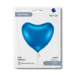 Шар (36''/91 см) Сердце, Синий, 1 шт. в уп., 36000B-P