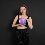 Шар 3D (10''/25 см) Мини-сфера, Сиреневый, Хамелеон, 1 шт. в уп., 24944