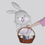 Шар (44''/112 см) Фигура, Милый зайка, 1 шт., 901881