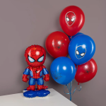 Шар 3D (27''/69 см) Фигура на подставке, Герой Паук, 1 шт. в уп., 26334