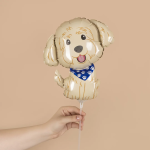 Шар (12''/30 см) Мини-фигура, Веселый щенок, 1 шт., 902929